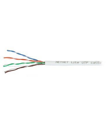 Przewód NETSET Lite U/UTP 5e skrętka wewnętrzna [305m], Cu, 0,45 mm