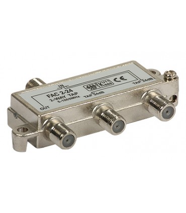 Odgałęźnik TV 2-krotny FAC-2-24 dB (5-1000MHz)
