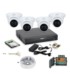 Zestaw monitoringu Dahua 1x XVR5104HS-I3, 4x HAC-HDW1500TMQ-A-0280B-S2, Dysk1TB + akcesoria