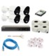 Zestaw monitoringu IP Hikvision: 4x DS-2CD1047G0-L(C), DS-7604NI-K1/4P(C), Dysk 2TB + akcesoria