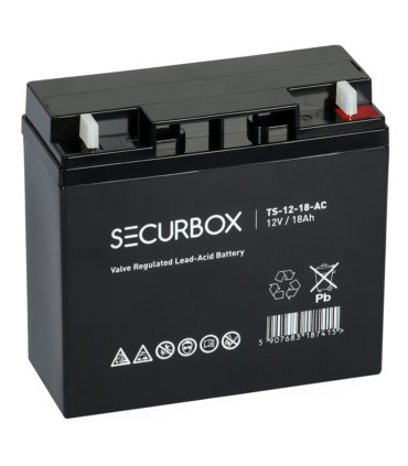Akumulator Securbox TS-12-18-AC (12V, 18 Ah, AGM)