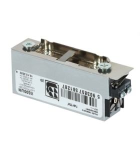 Elektrozaczep XS00UM HARTTE wąski, niskoprądowy z monitoringiem, do pracy ciągłej 12-24V AC/DC BIRA