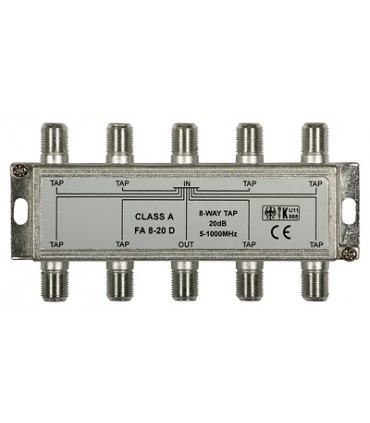Odgałęźnik TV 8-krotny FA-8-20 dB (5-1000MHz)