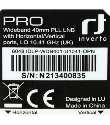 Konwerter satelitarny IDLP-WDB401 Wideband LO 10,41 GHz Inverto