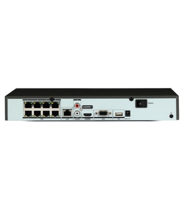Rejestrator IP NVR Hikvision AcuSense DS-7608NXI-K1/8P (8 kanały, 80 Mb/s, 1 x SATA, VGA, HDMI, 8 x PoE, H.265)