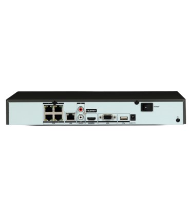 Rejestrator IP NVR Hikvision AcuSense DS-7604NXI-K1/4P (4 kanały, 40 Mb/s, 1 x SATA, VGA, HDMI, 4 x PoE, H.265)