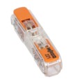 Złącze WAGO 221-2411 COMPACT max. 4 mm², 2-przewodowe przelotowe /60 sztuk/