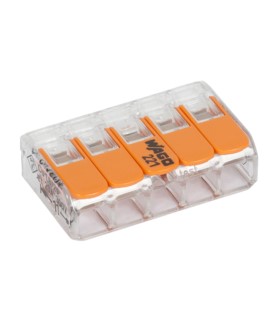 Złącze WAGO 221-415 COMPACT max. 4 mm2 5-przewodowe /25 sztuk/
