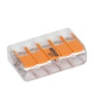 Złącze WAGO 221-415 COMPACT max. 4 mm&sup2; 5-przewodowe /25 sztuk/
