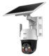 Kamera IP obrotowa PT z zasilaniem solarnym SD2A400H1B1-GN-AGQ-PV-0400-SP-EAU (4 Mpix, 4 mm, 0,05 lx, Audio, św.białe/IR do 30m)