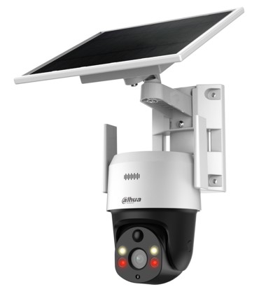 Kamera IP obrotowa PT z zasilaniem solarnym SD2A400H1B1-GN-AGQ-PV-0400-SP-EAU (4 Mpix, 4 mm, 0,05 lx, Audio, św.białe/IR do 30m)