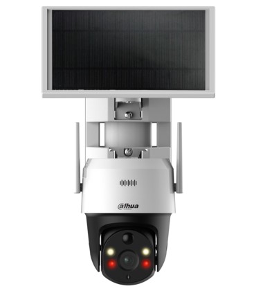 Kamera IP obrotowa PT z zasilaniem solarnym SD2A400H1B1-GN-AGQ-PV-0400-SP-EAU (4 Mpix, 4 mm, 0,05 lx, Audio, św.białe/IR do 30m)