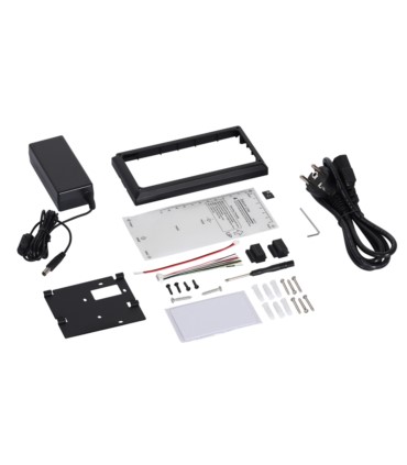 Zestaw wideodomofonowy Hikvision IP Villa 2 gen. DS-KIS604-S(B) (DS-KV8113-WME1(B)/Surface, DS-KH6320-WTE1, DS-3E0105P-E/M(B))