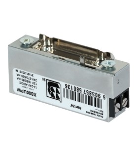 Elektrozaczep XS00UPW HARTTE wąski, niskoprądowy z pamięcią wew. i wyłącznikiem, do pracy ciągłej 12-24V AC/DC BIRA