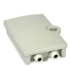 Puszka abonencka ULTIMODE TB-04B (IP65, max 4 spawy, 2 adaptery typu SC simplex, uszczelnienie, tacka, 2 dławiki klucz)
