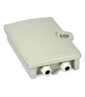 Puszka abonencka ULTIMODE TB-04B (IP65, max 4 spawy, 2 adaptery typu SC simplex, uszczelnienie, tacka, 2 dławiki klucz)