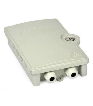Puszka abonencka ULTIMODE TB-04B (IP65, max 4 spawy, 2 adaptery typu SC simplex, uszczelnienie, tacka, 2 dławiki klucz)