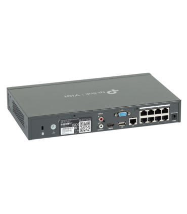 Rejestrator IP 8Mpix NVR TP-Link VIGI NVR1008H-8MP (8 kan., 80 Mb/s, 1xSATA, VGA, HDMI, AUDIO IN, AUDIO OUT, USB, H.265m 8xPoE)