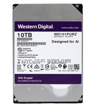 Dysk HDD 3,5&rdquo; Western Digital PURPLE PRO 10TB SATA III 6Gb/s 256MB WD100PURP
