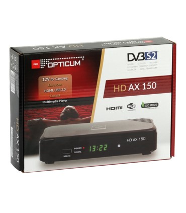 Tuner satelitarny DVB-S/S2 OPTICUM HD AX150 FTA