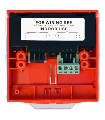 APPK Przycisk ostrzegania pożarowego (klapka zabezpieczająca, czerwony) Yotogi