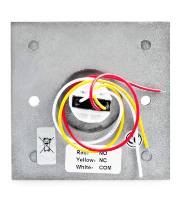 YPW5DK Przycisk wyjścia (podtynkowy, aluminiowy, kwadratowy, NO/NC/COM) Yotogi