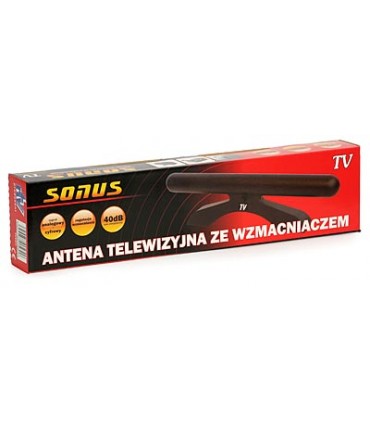 Pokojowa antena telewizyjna ze wzmacniaczem Sonus TV
