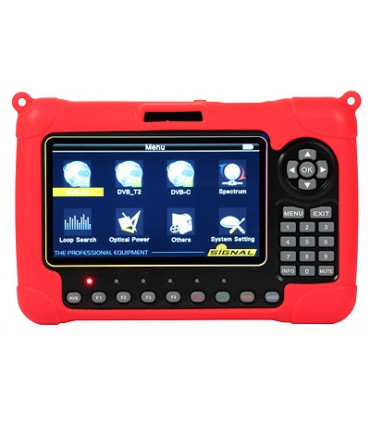 Miernik sygnału DVB-T/T2(HEVC 8 bit)/C oraz DVB-S/S2 WS-6980 z wbudowanym tunerem i analizatorem rozkładu widma Signal