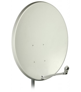 Antena satelitarna 90 cm stalowa CORAB COR-900 SAE-J [jasnoszara]