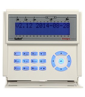 Manipulator LCD INT-KLCD-BL systemu alarmowego INTEGRA SATEL