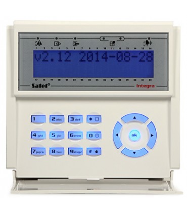 Manipulator LCD INT-KLCD-BL systemu alarmowego INTEGRA SATEL