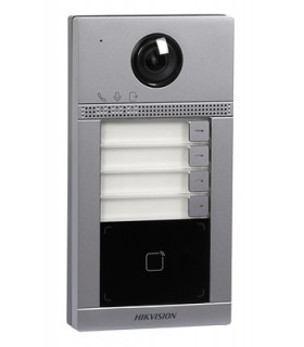 Stacja bramowa DS-KV8413-WME1(C)/Surface IP Villa II generacji (4-abonentowa, RFID, WiFi, natynkowa) Hikvision
