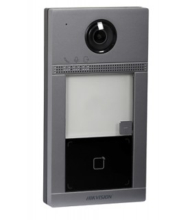 Stacja bramowa DS-KV8113-WME1(B)/Flush IP Villa 2 gen. (1-abonentowa, RFID, Wi-Fi, podtynkowa) Hikvision
