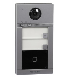 Stacja bramowa DS-KV8213-WME1(B)/Flush IP Villa 2 gen. (2-abonentowa, RFID, WiFi, podtynkowa) Hikvision